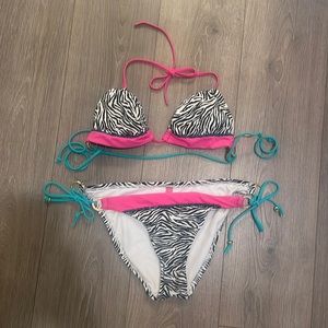 Sofia bikini, zebra, large